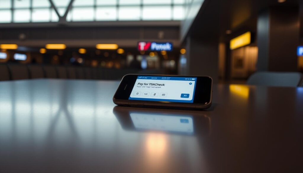 TSA PreCheck mobile payment